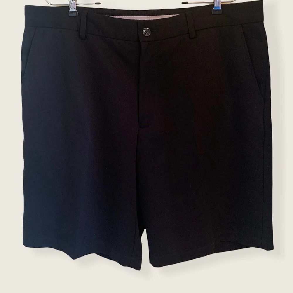 Greg Norman for Tasso Ella -Mens 38 Black Shorts